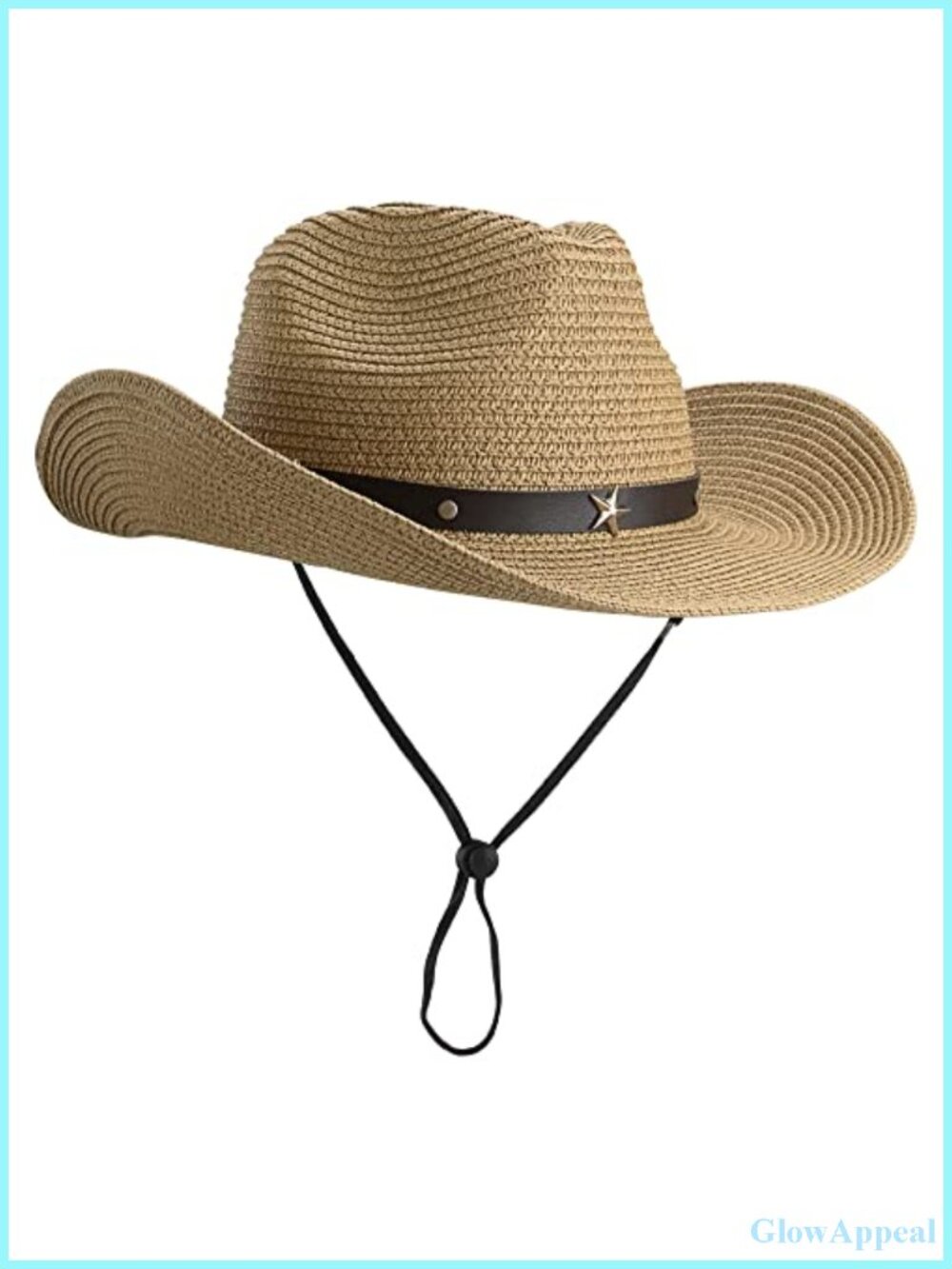 Straw Cowboy Hat Women Men Shapeable Floppy Sun Hat Beach Panama